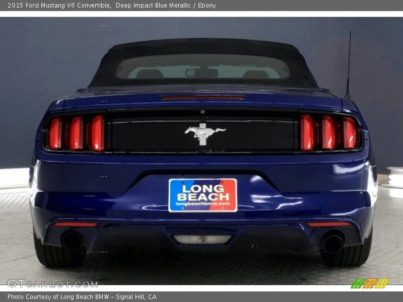 Deep Impact Blue Metallic / Ebony 2015 Ford Mustang V6 Convertible