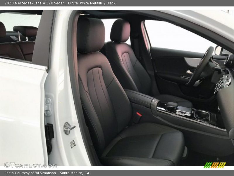Digital White Metallic / Black 2020 Mercedes-Benz A 220 Sedan
