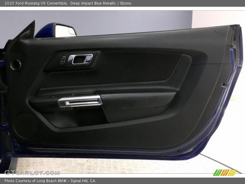 Deep Impact Blue Metallic / Ebony 2015 Ford Mustang V6 Convertible