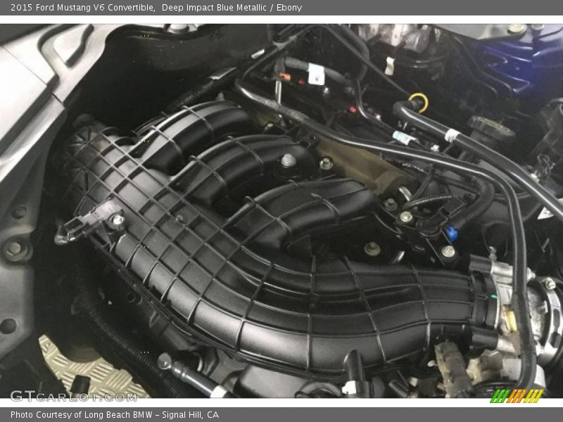 Deep Impact Blue Metallic / Ebony 2015 Ford Mustang V6 Convertible