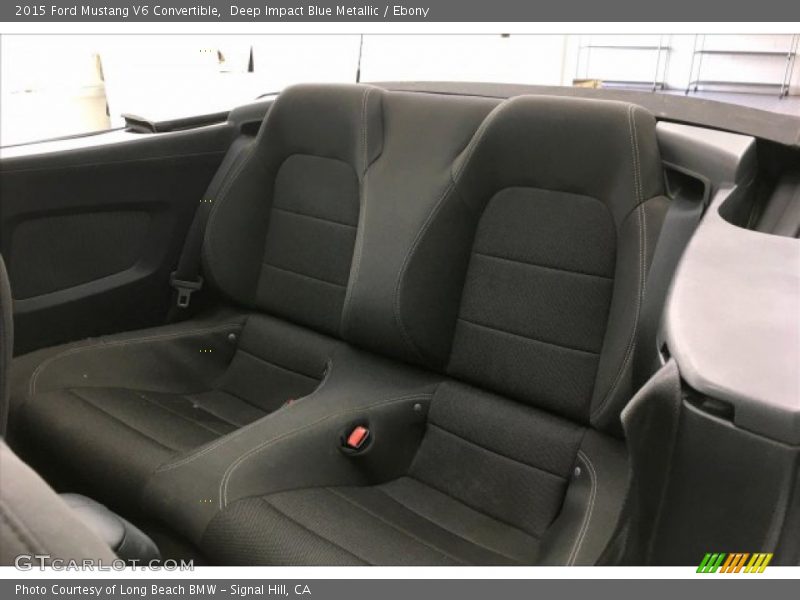 Deep Impact Blue Metallic / Ebony 2015 Ford Mustang V6 Convertible