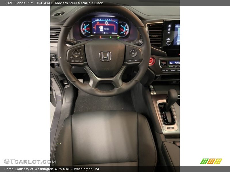 Modern Steel Metallic / Black 2020 Honda Pilot EX-L AWD