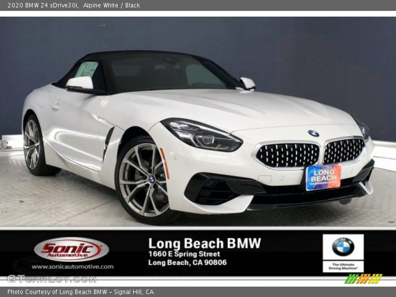 Alpine White / Black 2020 BMW Z4 sDrive30i