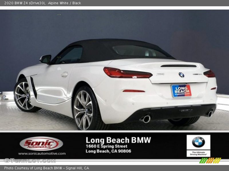 Alpine White / Black 2020 BMW Z4 sDrive30i