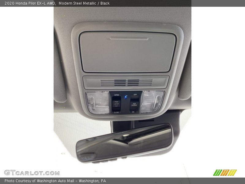 Modern Steel Metallic / Black 2020 Honda Pilot EX-L AWD
