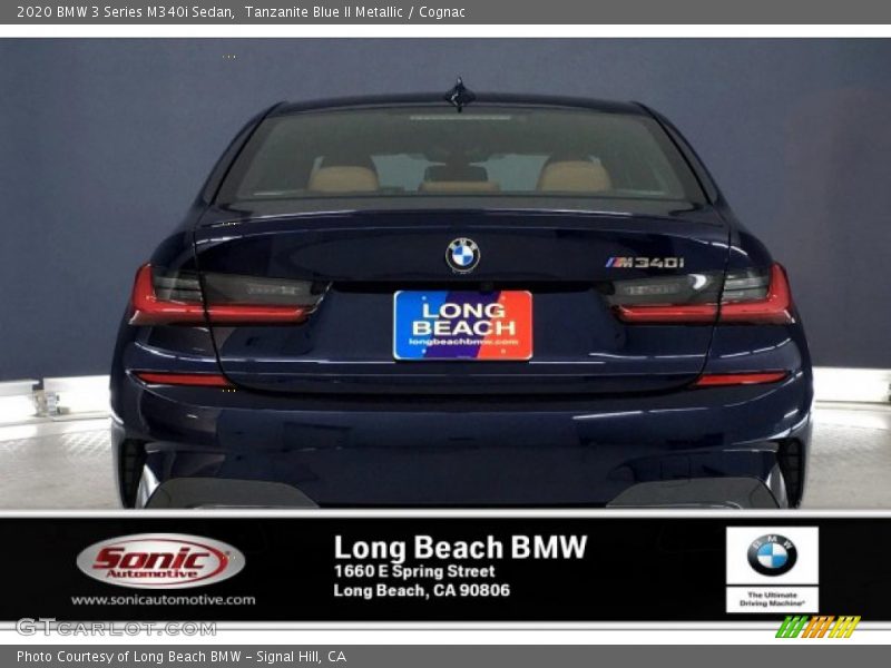 Tanzanite Blue II Metallic / Cognac 2020 BMW 3 Series M340i Sedan