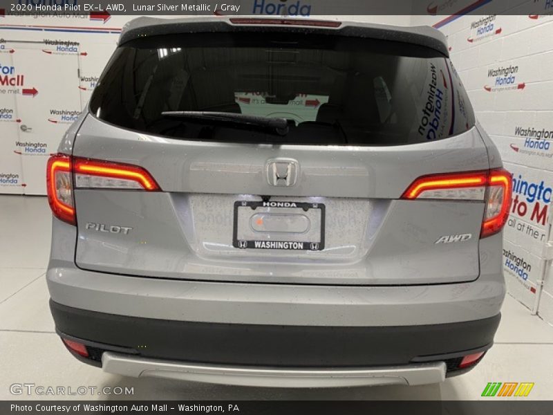 Lunar Silver Metallic / Gray 2020 Honda Pilot EX-L AWD