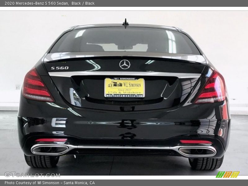 Black / Black 2020 Mercedes-Benz S 560 Sedan