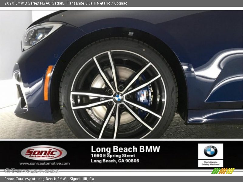 Tanzanite Blue II Metallic / Cognac 2020 BMW 3 Series M340i Sedan