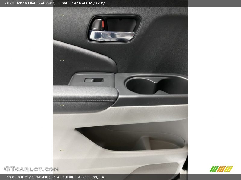 Lunar Silver Metallic / Gray 2020 Honda Pilot EX-L AWD