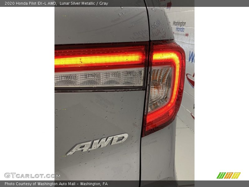 Lunar Silver Metallic / Gray 2020 Honda Pilot EX-L AWD