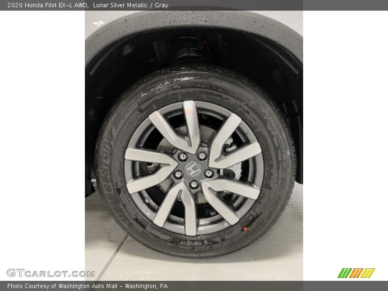 Lunar Silver Metallic / Gray 2020 Honda Pilot EX-L AWD