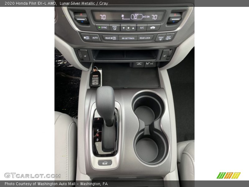 Lunar Silver Metallic / Gray 2020 Honda Pilot EX-L AWD
