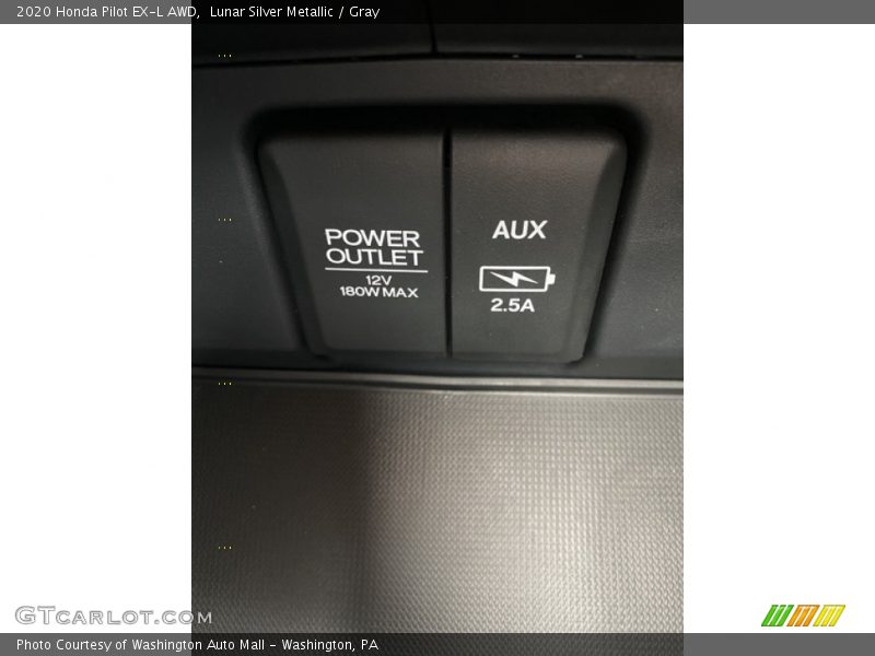 Lunar Silver Metallic / Gray 2020 Honda Pilot EX-L AWD