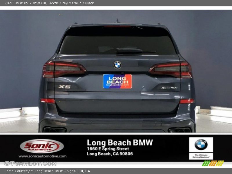 Arctic Grey Metallic / Black 2020 BMW X5 xDrive40i