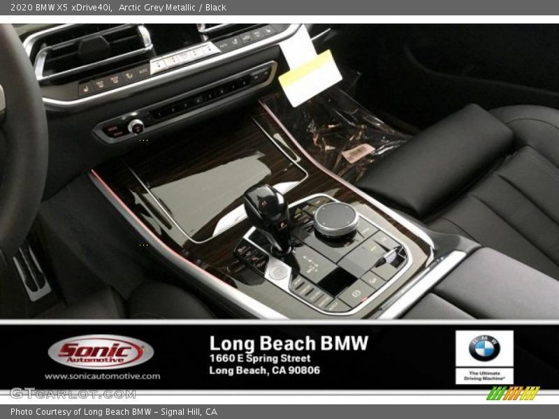 Arctic Grey Metallic / Black 2020 BMW X5 xDrive40i