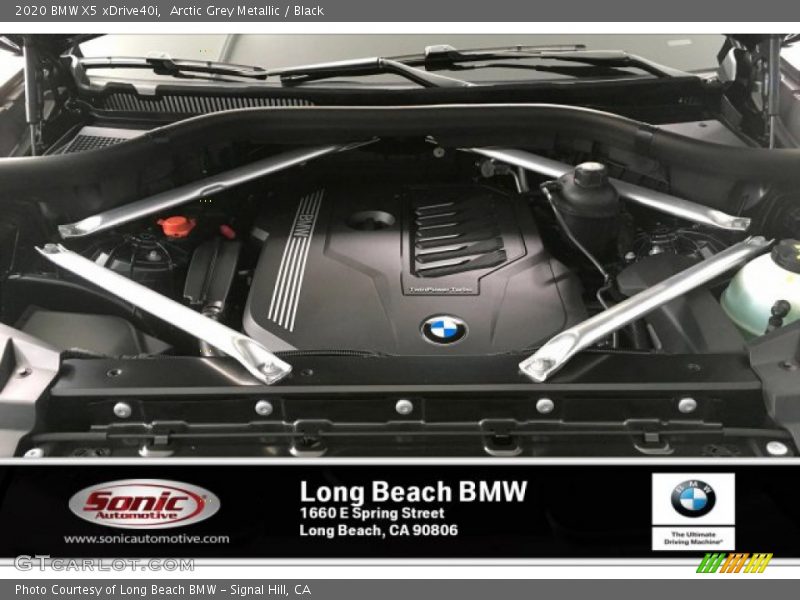 Arctic Grey Metallic / Black 2020 BMW X5 xDrive40i