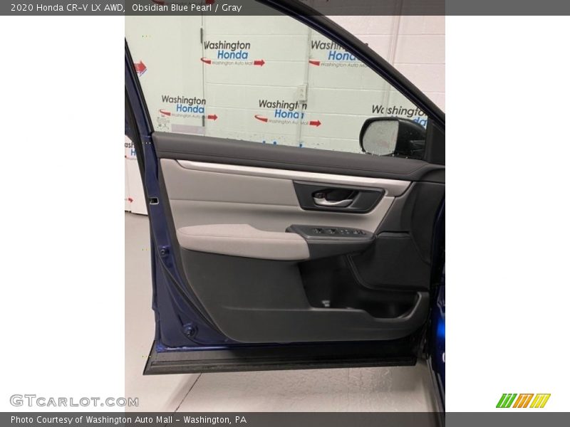Obsidian Blue Pearl / Gray 2020 Honda CR-V LX AWD