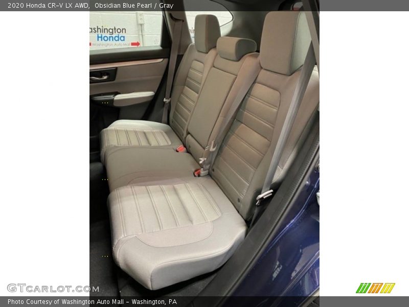 Obsidian Blue Pearl / Gray 2020 Honda CR-V LX AWD