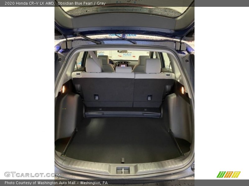 Obsidian Blue Pearl / Gray 2020 Honda CR-V LX AWD