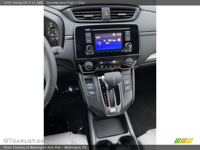 Obsidian Blue Pearl / Gray 2020 Honda CR-V LX AWD