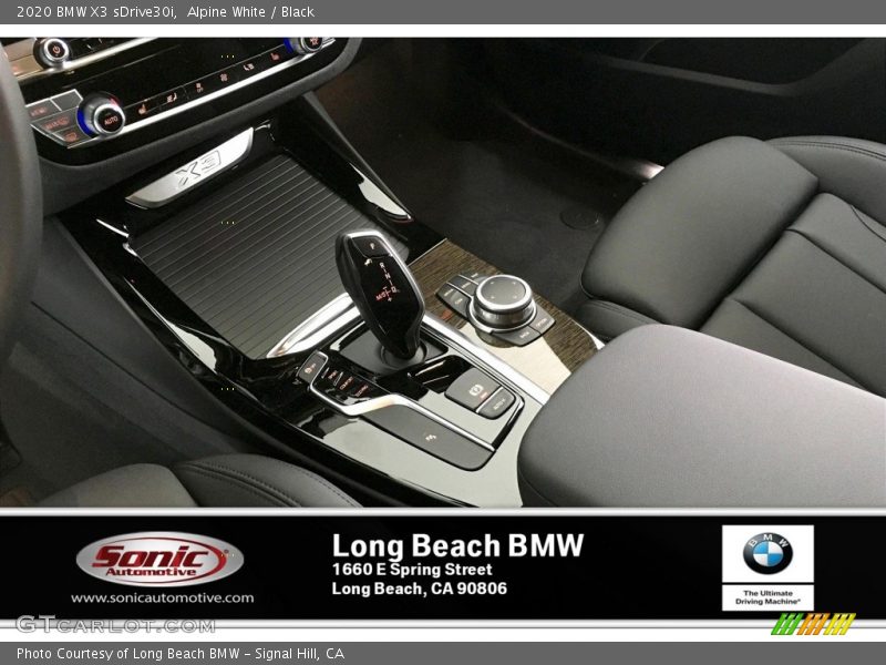 Alpine White / Black 2020 BMW X3 sDrive30i