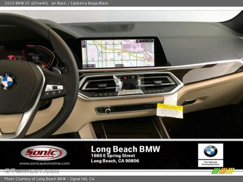 Jet Black / Canberra Beige/Black 2020 BMW X5 sDrive40i