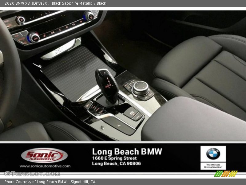 Black Sapphire Metallic / Black 2020 BMW X3 sDrive30i
