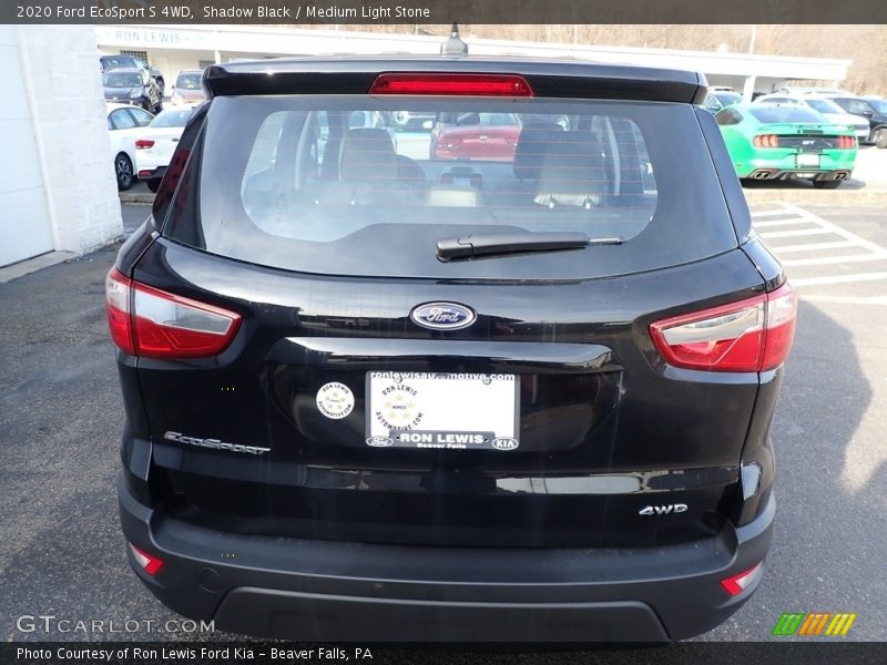 Shadow Black / Medium Light Stone 2020 Ford EcoSport S 4WD