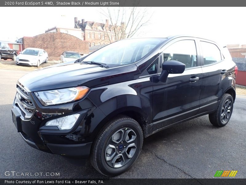 Shadow Black / Medium Light Stone 2020 Ford EcoSport S 4WD