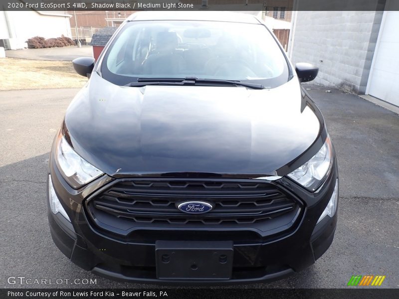 Shadow Black / Medium Light Stone 2020 Ford EcoSport S 4WD