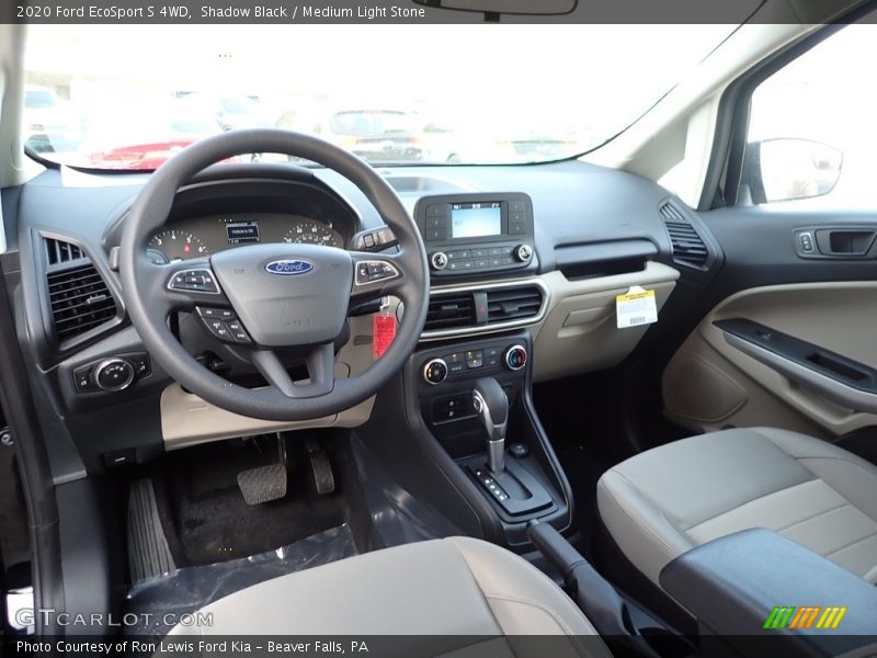 Shadow Black / Medium Light Stone 2020 Ford EcoSport S 4WD