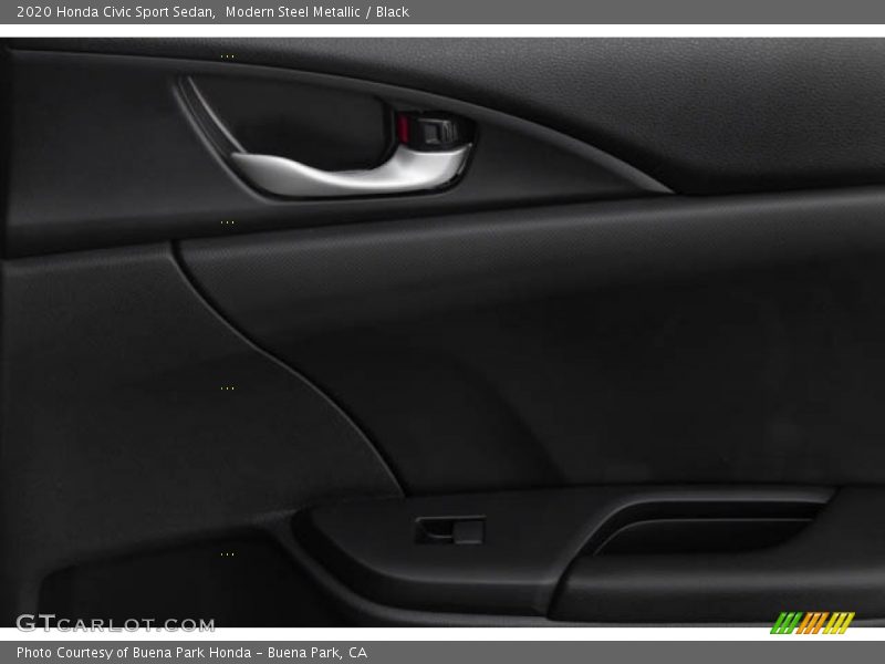 Modern Steel Metallic / Black 2020 Honda Civic Sport Sedan