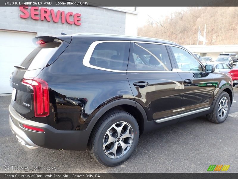 Ebony Black / Gray 2020 Kia Telluride EX AWD