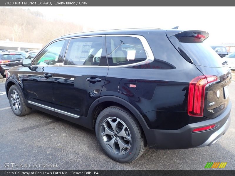 Ebony Black / Gray 2020 Kia Telluride EX AWD