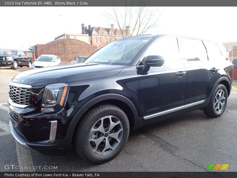 Ebony Black / Gray 2020 Kia Telluride EX AWD