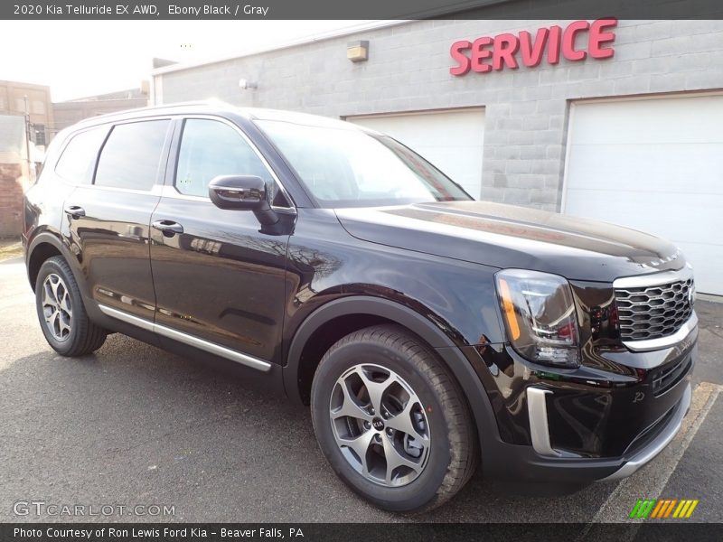Ebony Black / Gray 2020 Kia Telluride EX AWD