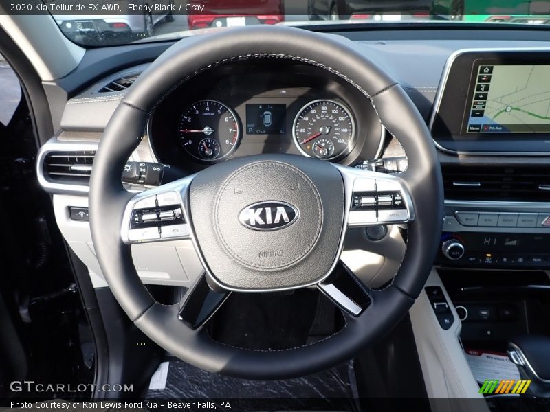 Ebony Black / Gray 2020 Kia Telluride EX AWD