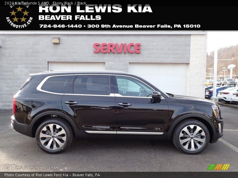 Ebony Black / Black 2020 Kia Telluride S AWD