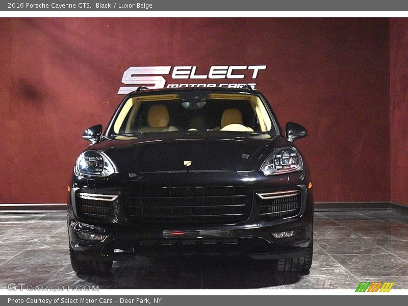 Black / Luxor Beige 2016 Porsche Cayenne GTS