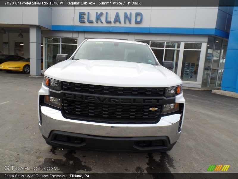 Summit White / Jet Black 2020 Chevrolet Silverado 1500 WT Regular Cab 4x4