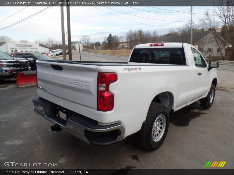 Summit White / Jet Black 2020 Chevrolet Silverado 1500 WT Regular Cab 4x4