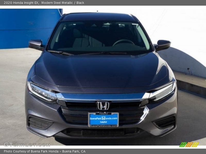 Modern Steel Metallic / Black 2020 Honda Insight EX