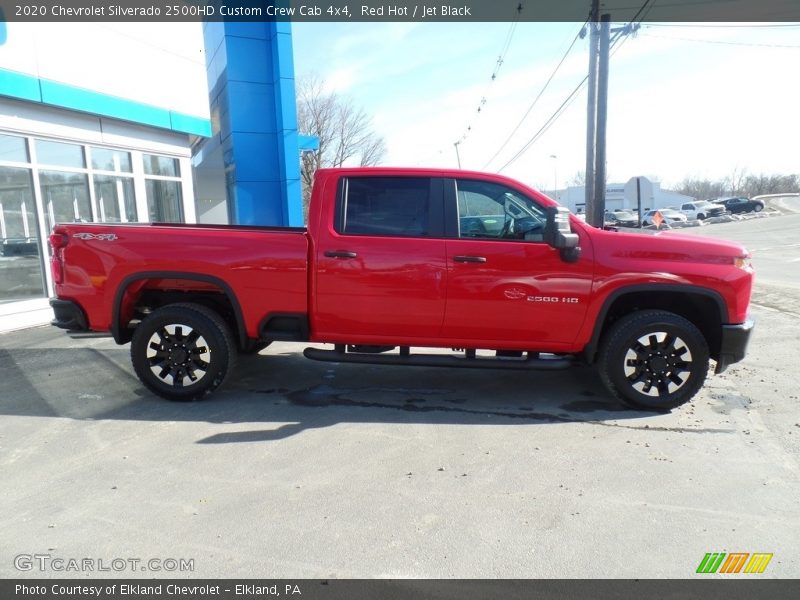 Red Hot / Jet Black 2020 Chevrolet Silverado 2500HD Custom Crew Cab 4x4