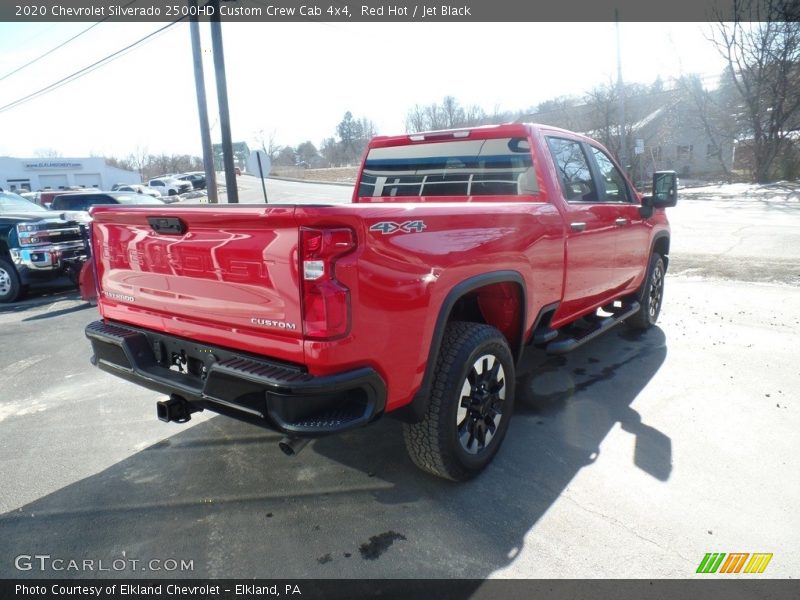 Red Hot / Jet Black 2020 Chevrolet Silverado 2500HD Custom Crew Cab 4x4