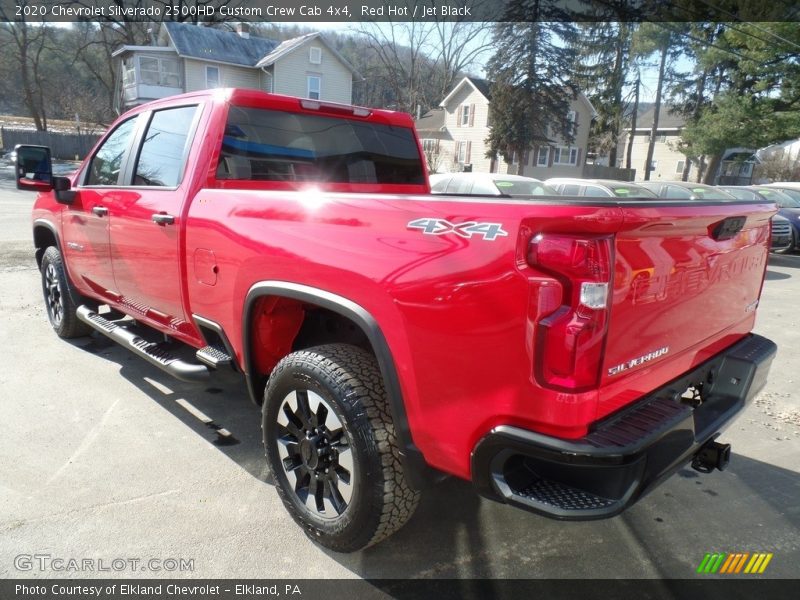 Red Hot / Jet Black 2020 Chevrolet Silverado 2500HD Custom Crew Cab 4x4