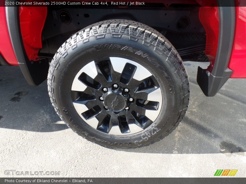 Red Hot / Jet Black 2020 Chevrolet Silverado 2500HD Custom Crew Cab 4x4
