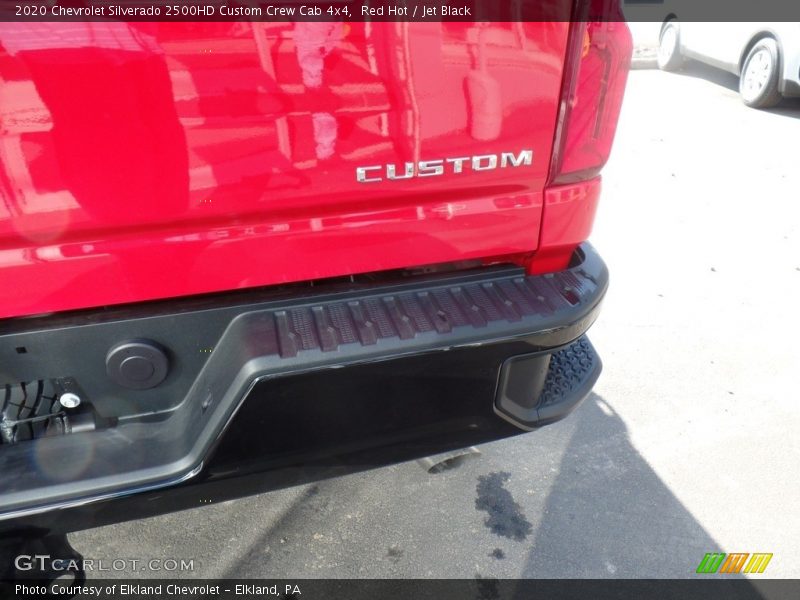 Red Hot / Jet Black 2020 Chevrolet Silverado 2500HD Custom Crew Cab 4x4