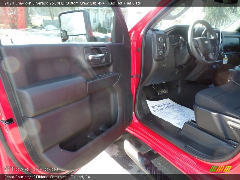 Red Hot / Jet Black 2020 Chevrolet Silverado 2500HD Custom Crew Cab 4x4