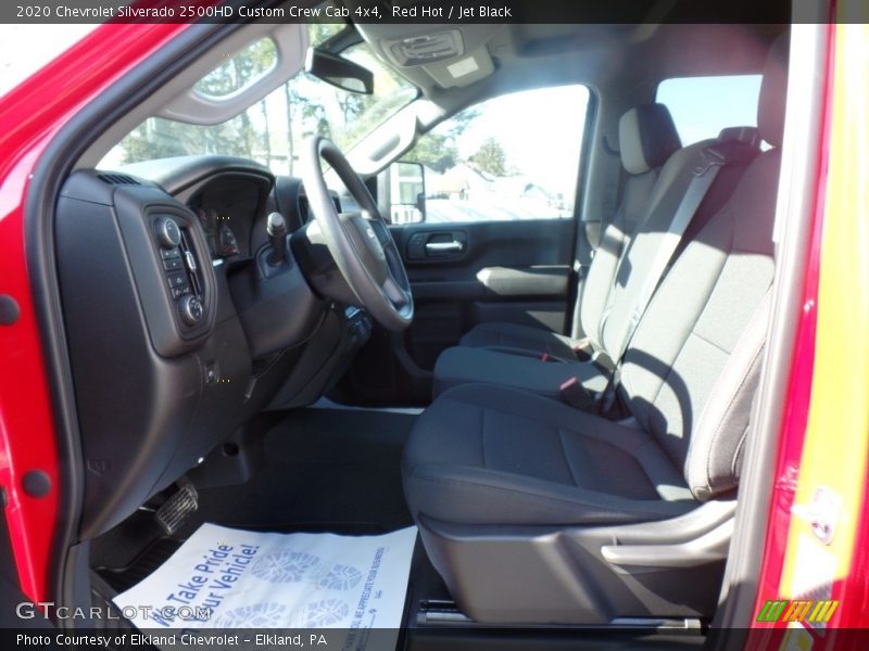 Red Hot / Jet Black 2020 Chevrolet Silverado 2500HD Custom Crew Cab 4x4